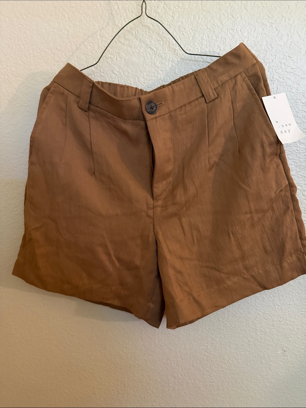 a new day Brown Tailored High-Waist Shorts